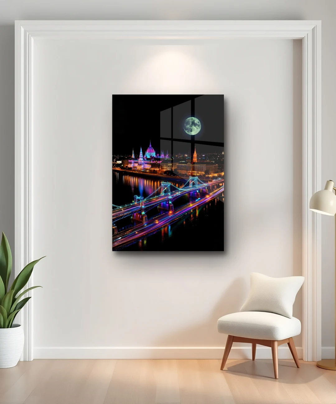 Budapeşte'de Neon Gece ve Dolunay