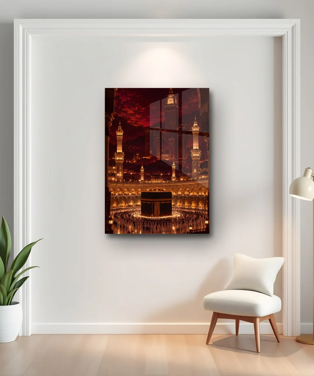 Kabe'nin Gizemli Gece Manzarası